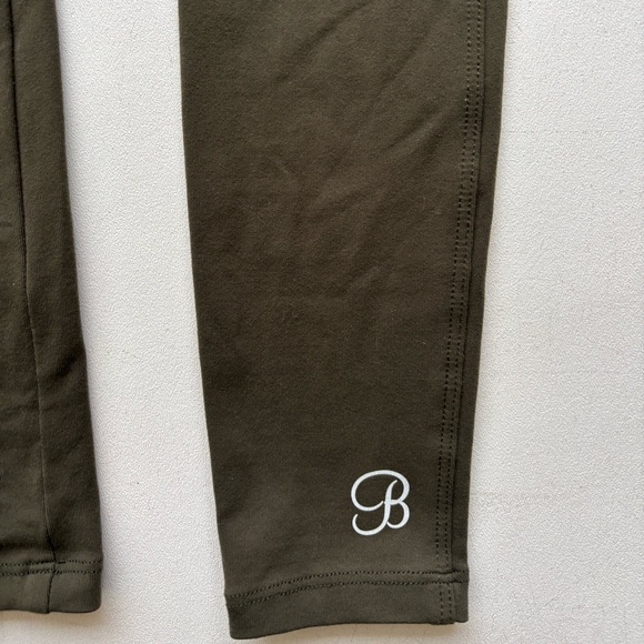 Bombshell Sportswear sexy back criss cross leggings size small army green - Picture 4 of 8